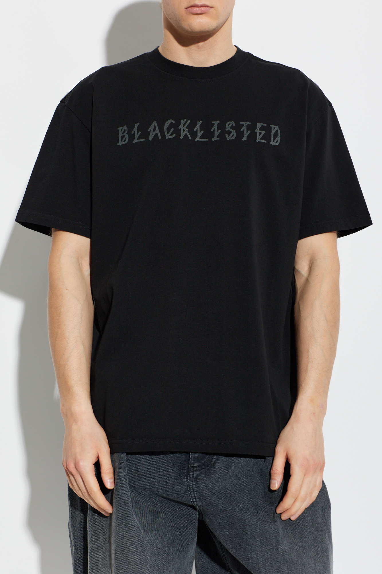 Black T-shirt with logo 44 Label Group - Vitkac France